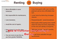 How to Transition from Renting to Owning How to Transition from Renting to Owning