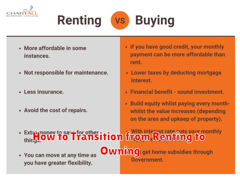 How to Transition from Renting to Owning